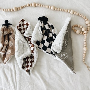 Mink binky blankies, baby binky, blanket, lovey, baby shower gift image 4