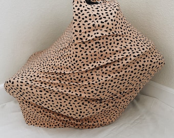Animal print, car seat canopy, nursing cover, baby shower gift,