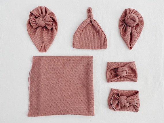 mauve swaddle blanket