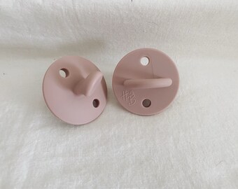 Mauve Harleebeeandco pacifier, baby pacifier, silicone pacifier, baby paci, silicone, baby teether