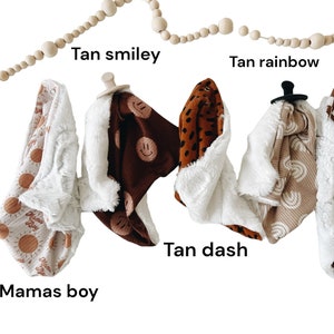 Mink binky blankies, baby binky, blanket, lovey, baby shower gift image 6