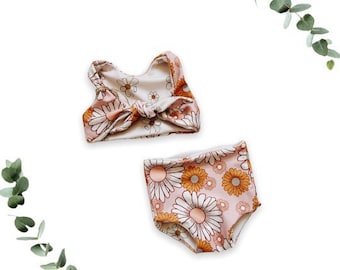 Blush Retro Reversible Two- Piece Swimsuit