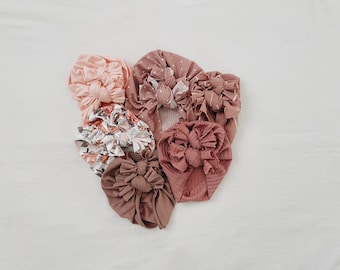 Double bow turbans, baby turban,baby hat, baby accessory, baby shower gift