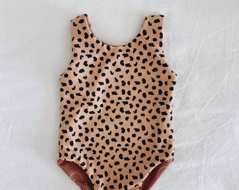 Animal Print Reversible One-Piece Swimsuit