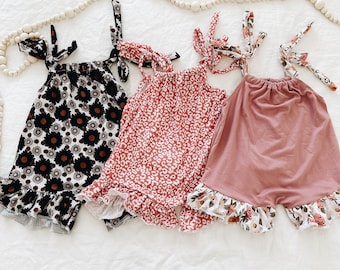 Baby/kids ruffle romper, baby outfit, kids clothes, floral baby clothes, baby outfit, baby gift