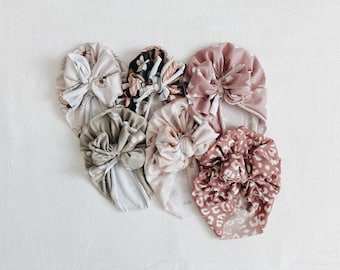 Spring Collection Chunky Bow knot turbans, baby turban,baby hat, baby accessory, baby shower gift