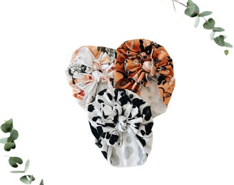 Double bow Western Collection, baby turban, baby hat, baby accessory, baby shower gift