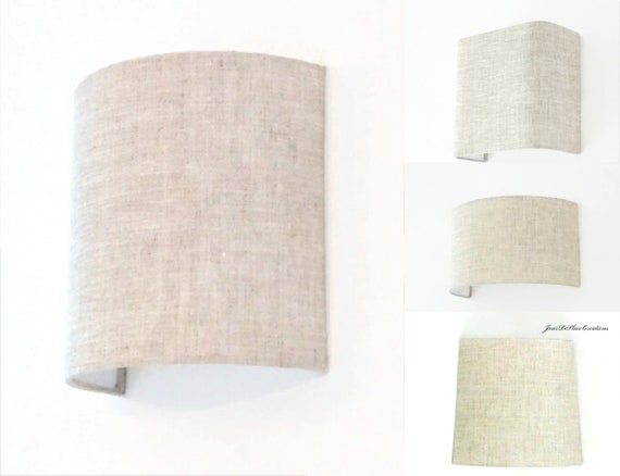Wall Lamp Linen Half Cylinder Moon Square Gift Wall Lamp Linen Half Cylinder Moon, Half Moon Wall Lamp Shades