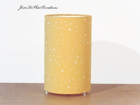 Lampe Tube Etoiles Rose Gris Jaune Bleu Blanc Lampe Chevet Etsy France