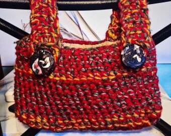 crochet walker bag