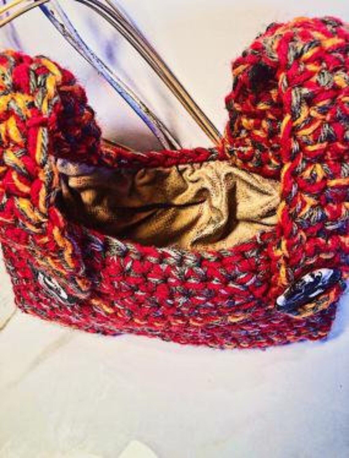 Crochet Walker Bag Multipurpose Bag Vintage Grandparents Gift Etsy