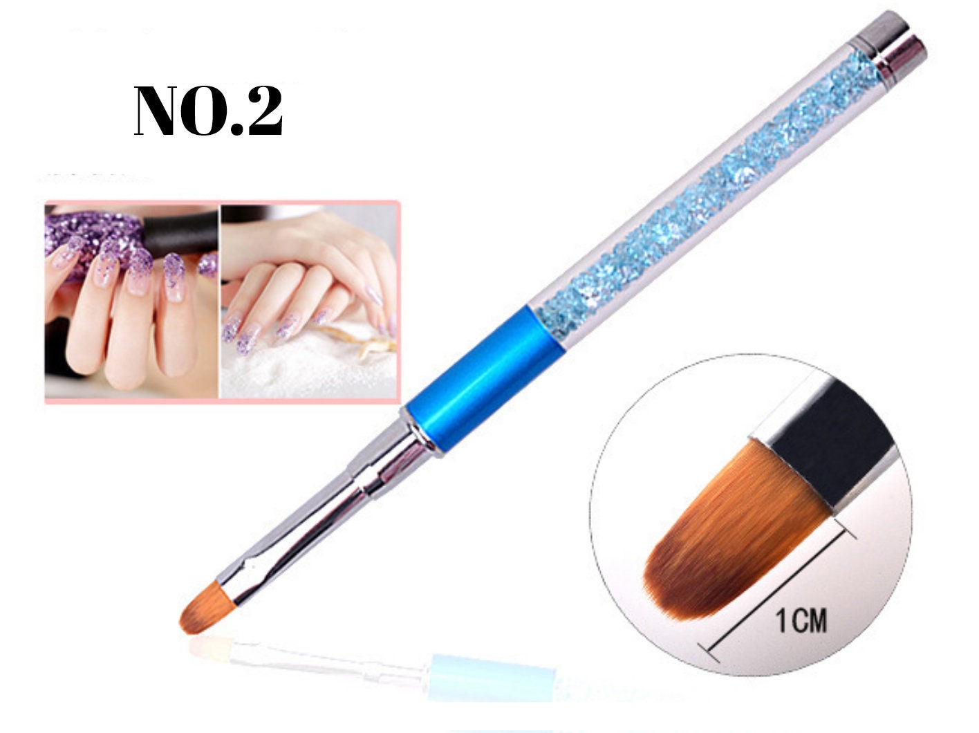 Nail Brush for Detailing Striping Nail Art With Gel Brushes | Etsy