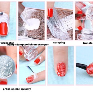 8g Stamping UV Gel Nail art Stamp Ink Painting Polish Gel Pattern Transfer 12 colors white black silver gold