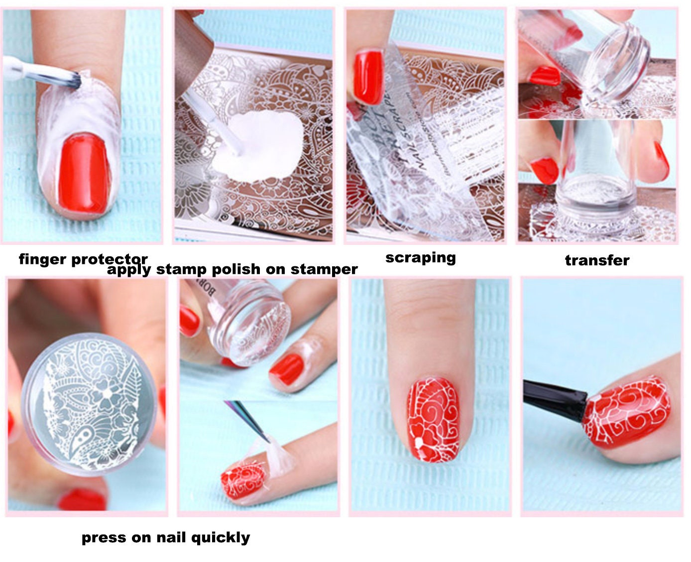 8g Stamping UV Gel Nail Art Stamp Ink Painting Polish Gel Etsy