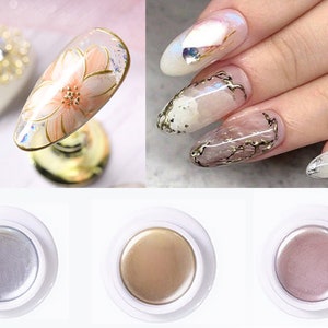 3g Metallic Painting nail gel/ French Tip Mirror Effects Instagram Lining nail art uv/led gel/ Soak off Nail art Manicure Pedicure Supply