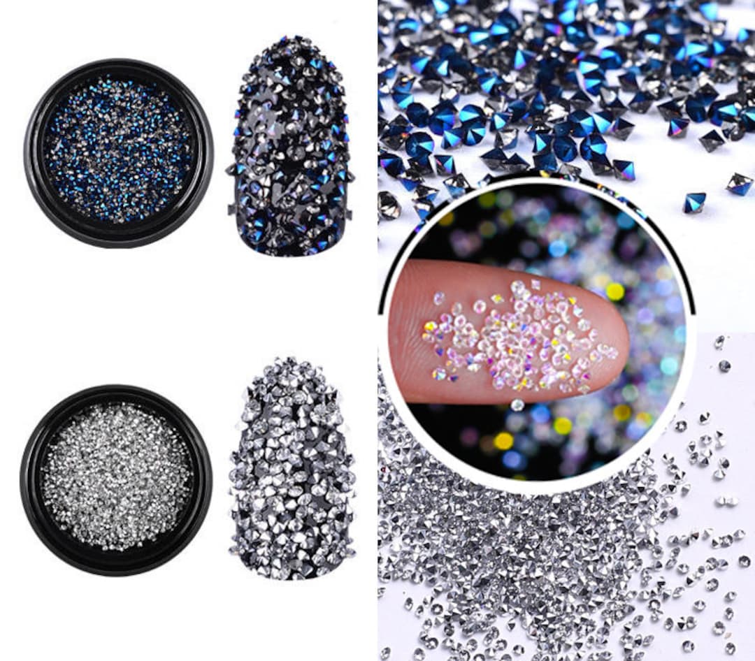 Microbead Culet Diamond Crystal Nail Art Glitter/ Mini Crystal - Etsy