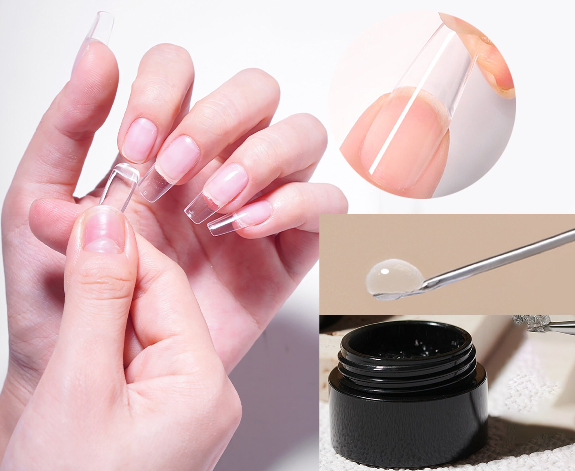 Rhinestone Glue Gel / 3 in 1 CRYSTAL GLUE GEL / Nail Art / Nail Shop / Nail  Gel / Nail Top / -  Sweden