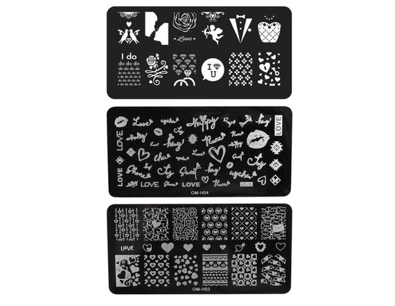 KADS Nail Art Stamping Plates Chinese Theme Manicure DIY Transfer Template  Tool