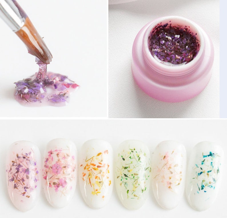 8ml Fairy Tale Uv Gel For Nail Art Filled With Real Queen Etsy