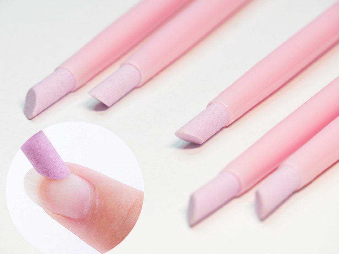 2pcs Nail Quartz Care Buffer Buffing Sanding Stick Pen/ Quartz Cuticle