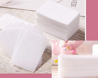 1000 pcs nail cotton pads nail polish remover wipe lint free wiper Manicure nail wipes