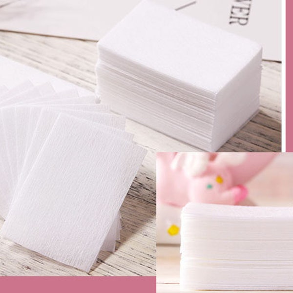 1000 pcs nail cotton pads nail polish remover wipe lint free wiper Manicure nail wipes