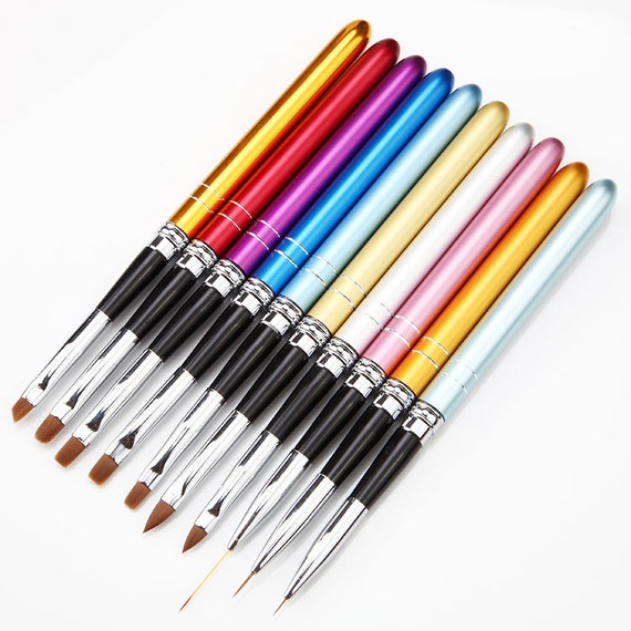 12 Color 3D Nail Art Pens Set, Kalolary Nail Point Graffiti Dotting Pen  Drawing Painting Liner Brush for DIY Nail Art Beauty Adorn Manicure Tools -  Walmart.com