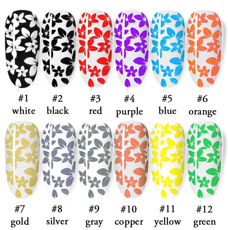 8g Stamping UV Gel Nail Art Stamp Ink Painting Polish Gel Etsy