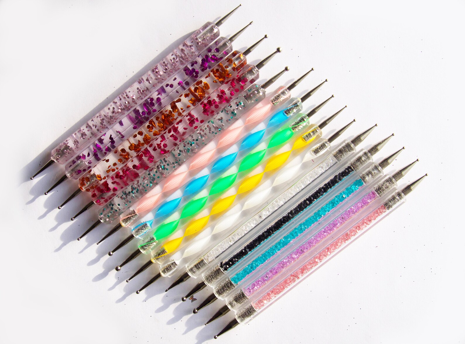 5-teiliges Nail Art Dotting Tool Set – Doppelseitige Punktierstifte Für Marmorierung & Muster