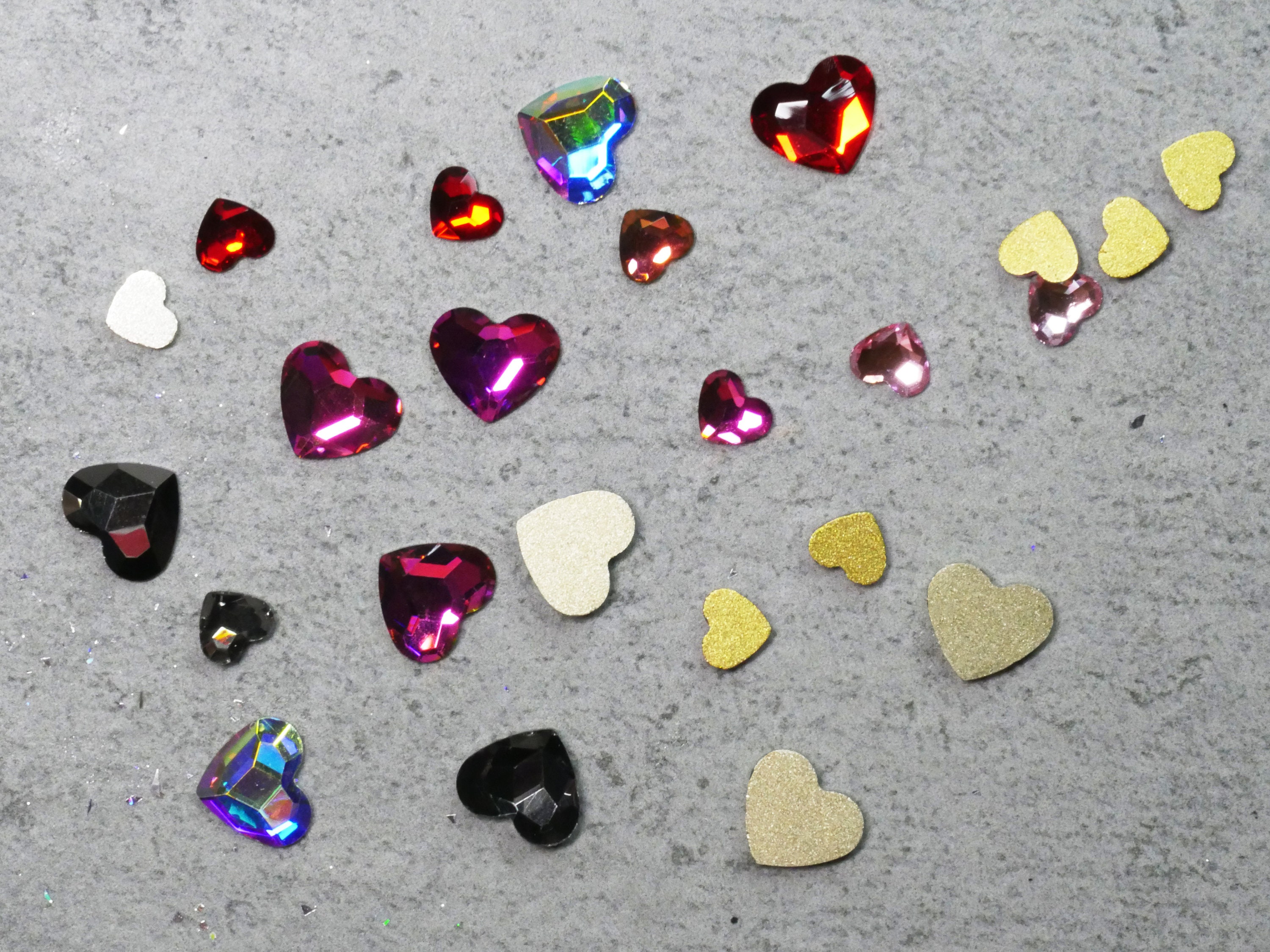 10 Pcs 3D Heart Shaped Nail Charms Nail Art Jewelry - Etsy