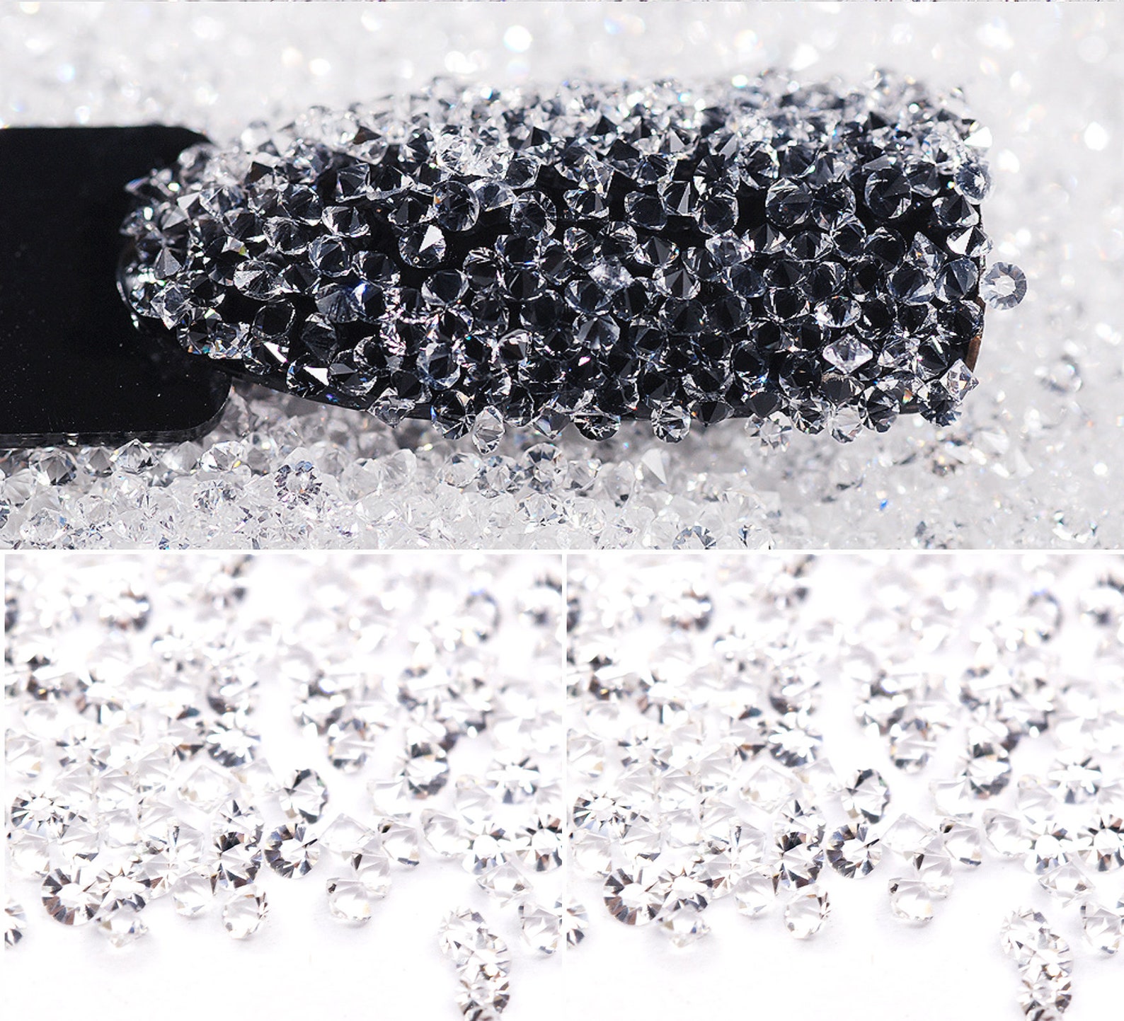 1440 Pcs Culet Diamond Crystal Nail Art Glitter/ Microbead - Etsy