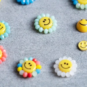 Smile Face Nail Art Charms/ Smiley Happy emoji DIY Studs/ 3D embossed decals/ Manicure Pedicure smiling face Instagram Influencer