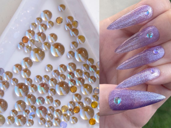 Nails hot sale with beads