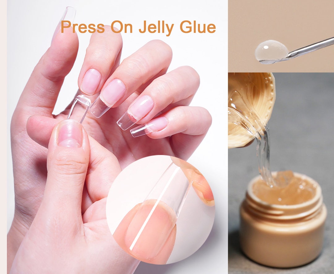 5/10g Solid Clear Jelly Glue for Press on Nails/ 3D Modeling Etsy
