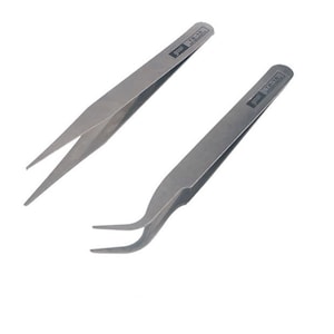 Ceramic Tweezers/ White Head Tweezer Anti-static Steel Tweezers for Craft,  Jewelry, Electronics, Nail Art Tool Supply/ DIY Tool -  Denmark