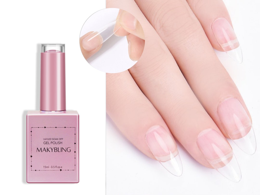 15ml Press on Nail Tips UV Glue/ Full and Half Cover Nail Tips Gel Glue Lasting Long False Nail
