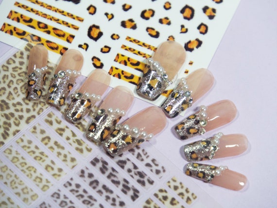 chanel nail art stickers luxury nail decals