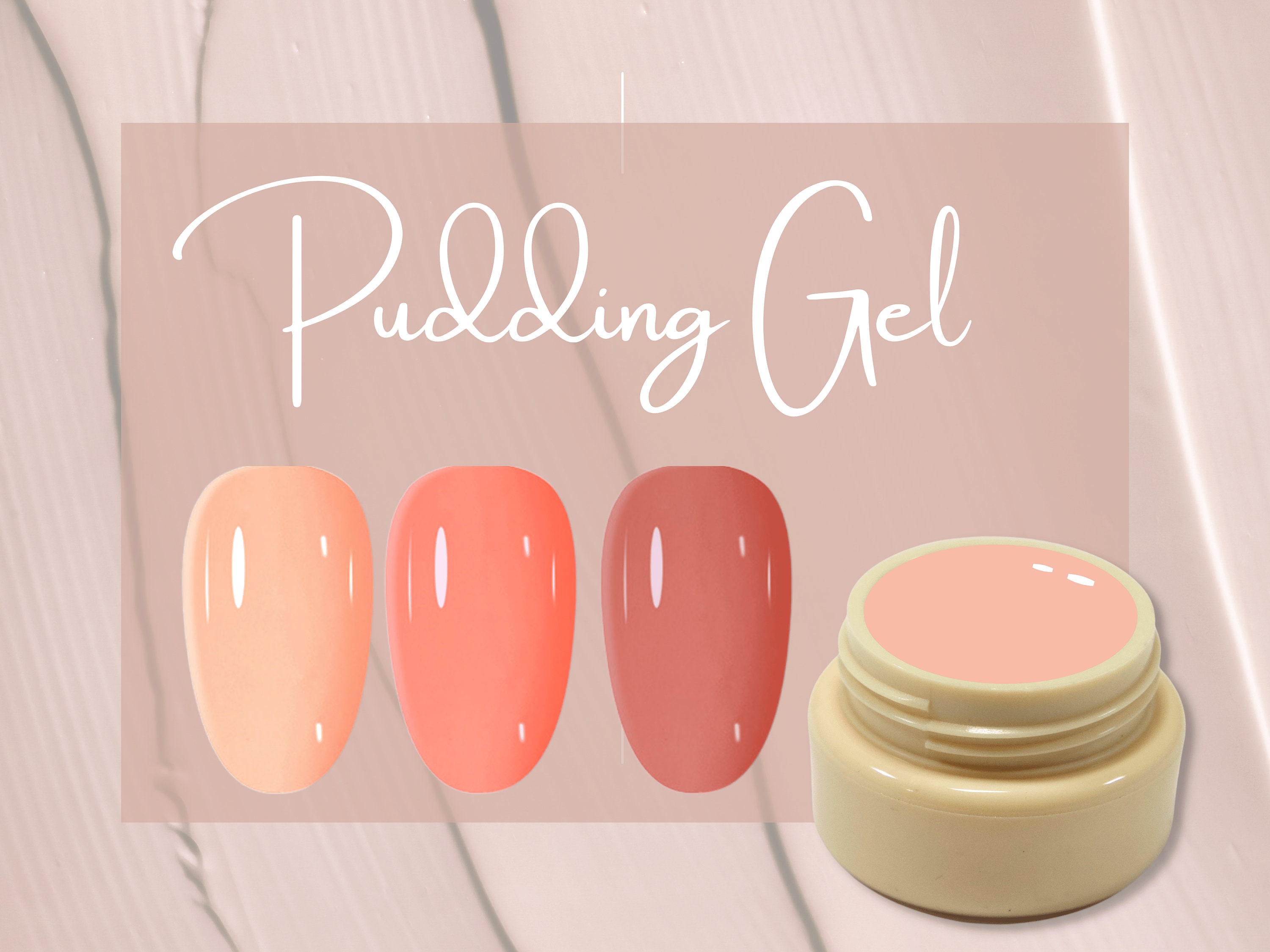 5g Solid Jelly UV Gel Nail Art /nude Blush Pink Red Nails - Etsy Denmark