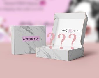 Mystery Nail Box Exploring Box for her, Surprise Box for nail lover, Surprising Gift Box nail decal, nail sticker, nail art, nail supplies