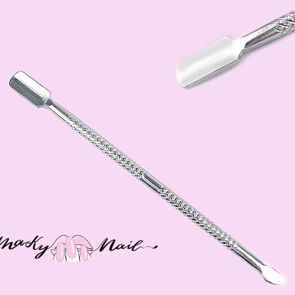 MUST have 1pc Stainless Steel Cuticle Remover/ Double Sided Finger Dead Skin Push/ Nail Cuticle Pusher Manicure Care Tool Scraper