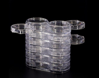 12 Grids Acrylic Container Box for Charms Trims Beads