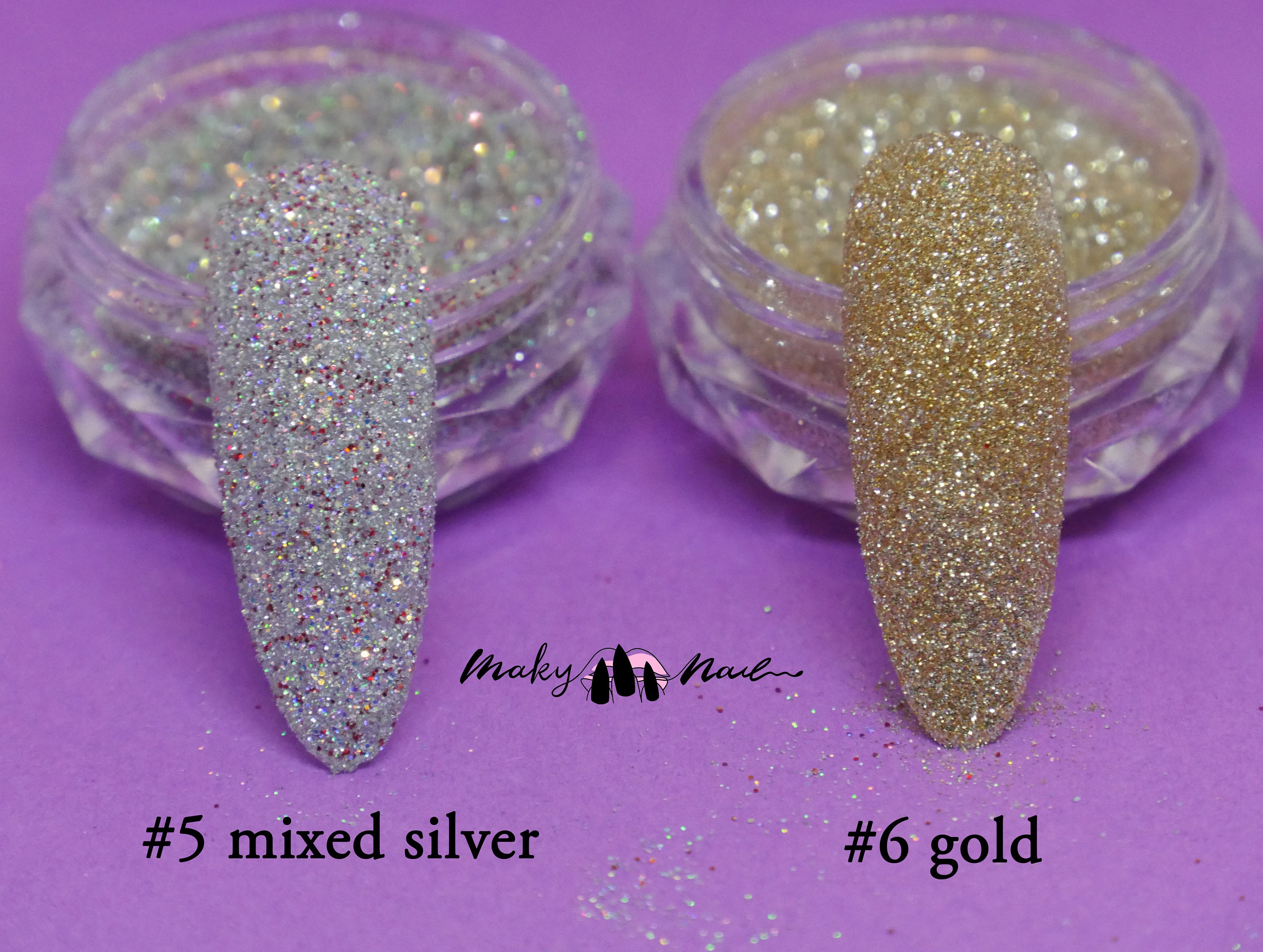 Diamond Shimmer Sparkle Glitter for Nail Design/ 1 Jar Microfine Manicure  Pedicure Crystal Powder Nail Supply 