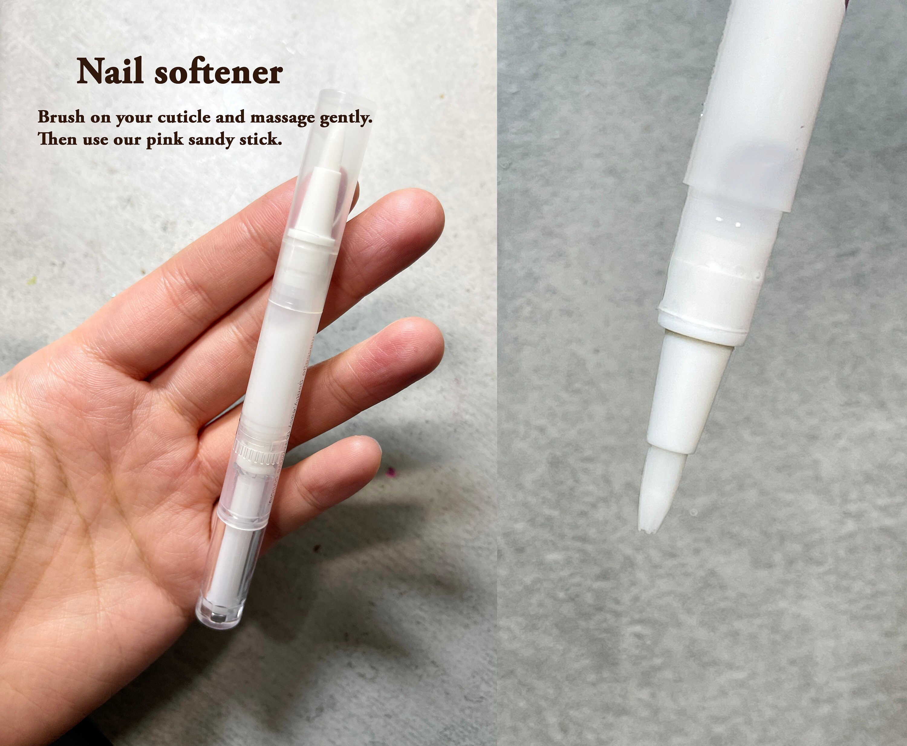 2 Pcs Nail Quartz Care Buffer Buffing Sanding Stick Pen/ Etsy
