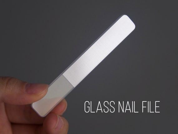 Nano Glass Nail File Buffer Clear Crystal Buffing Sanding Stick