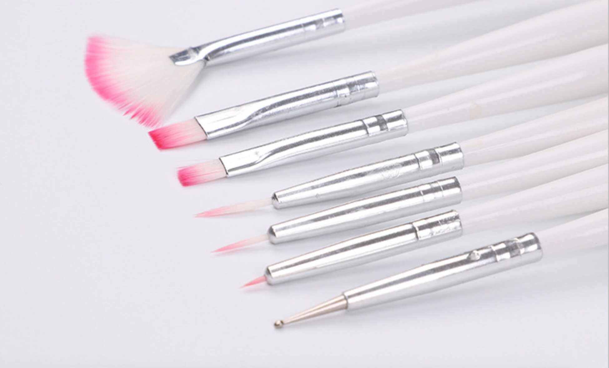 WNG Brushes Set 10Pcs Design Pen Painting Tools with Nail