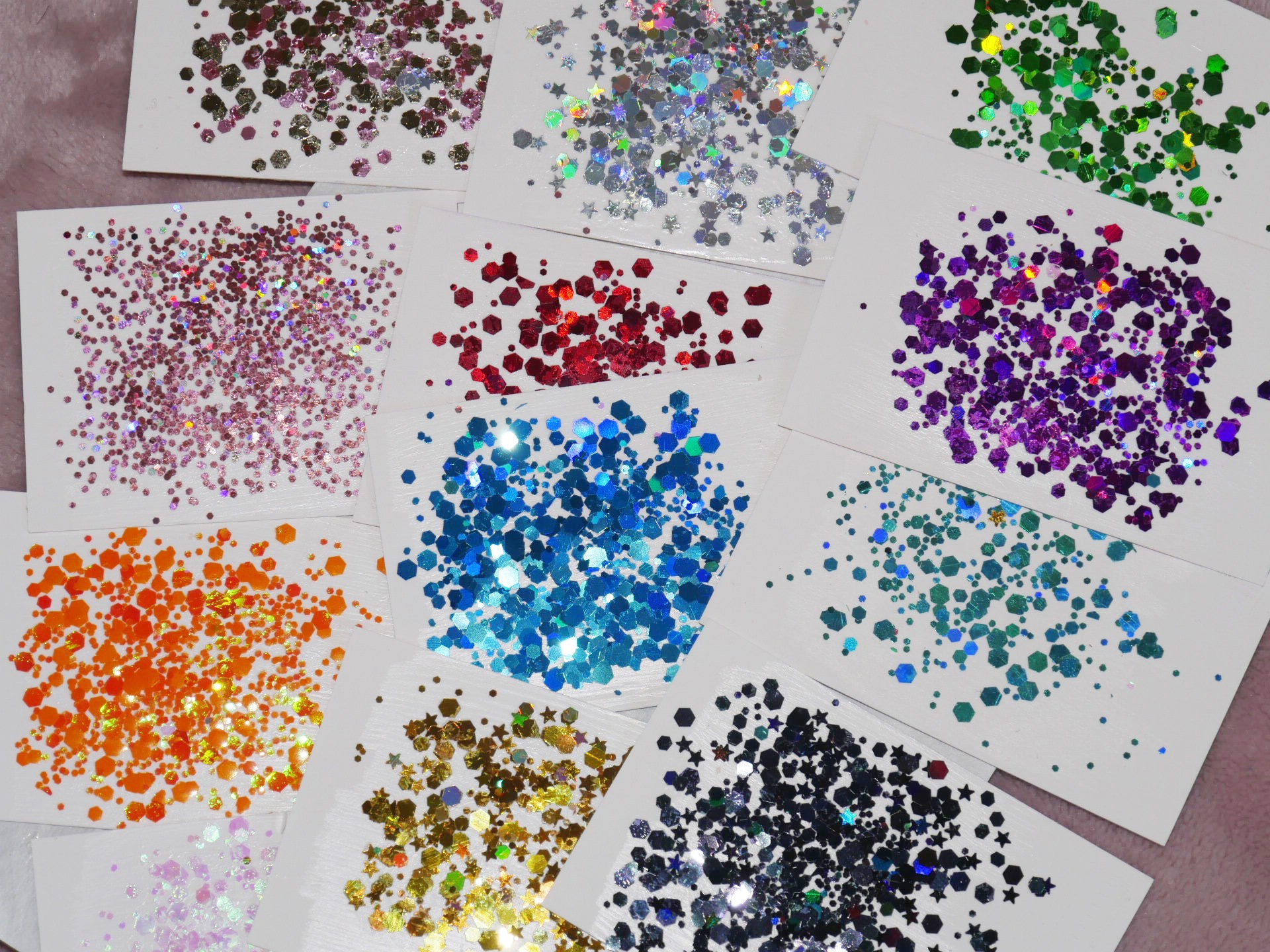 Gold Hologram Hexagon Chunky glitter for Resin Epoxy crafts