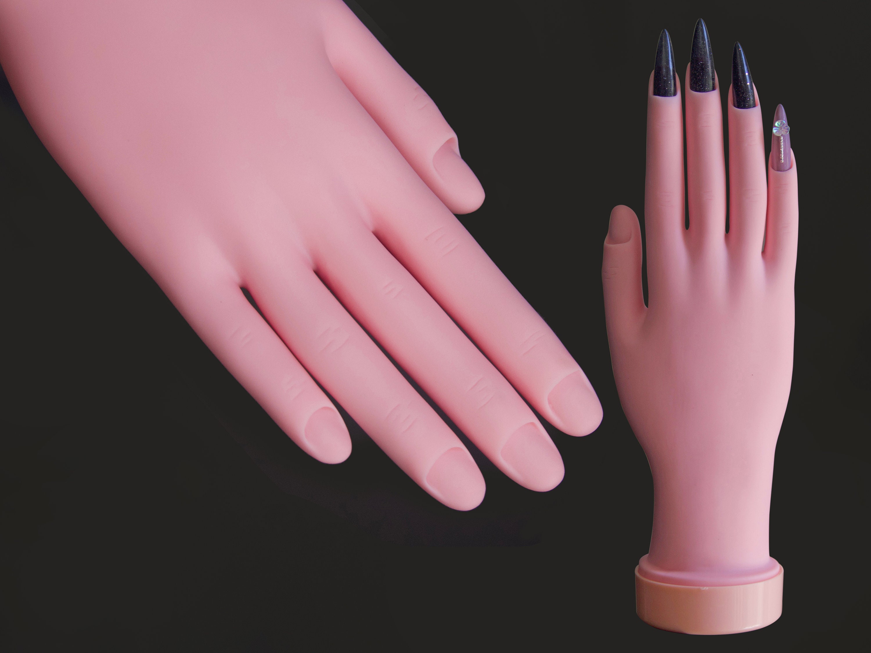 pvc soft rubber fake hand manicure