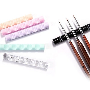 5 Grid Nail Art Brush Pen Holder/ Pen Carrier/ Nail Brush Support