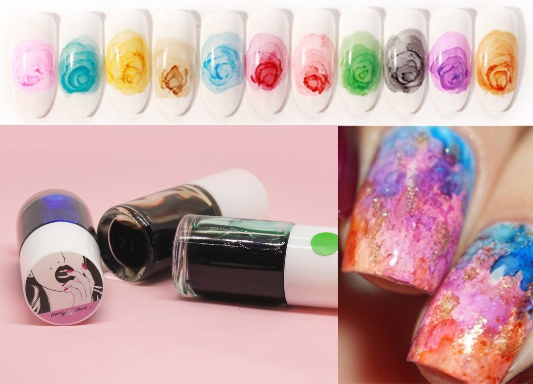 14ml Nail Dye Ink/ Fast Dry Blossom Polish/ Gradient Nail / Blooming