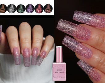 15ml Dazzle Nail Reflective Glitter Diamond UV Gel Nail Art - Etsy Australia 15Ml Dazzle Nail Reflective Glitter Diamond Uv Gel Nail Art - Etsy Australia